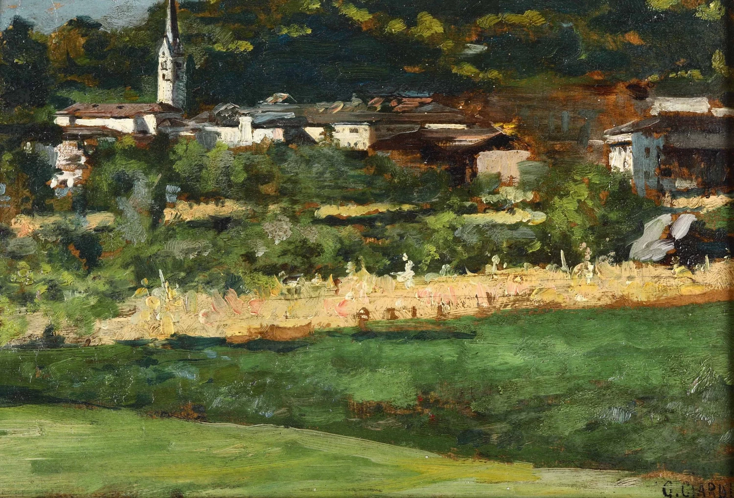 Paesaggio - attribuito